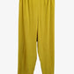 Metropole Vintage Lime Silk Look Straight Pants Size 14