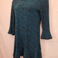 Michael Kors Aqua Stretch Midi Dress Size L by SwapUp-Online Second Hand Store-Online Thrift Store