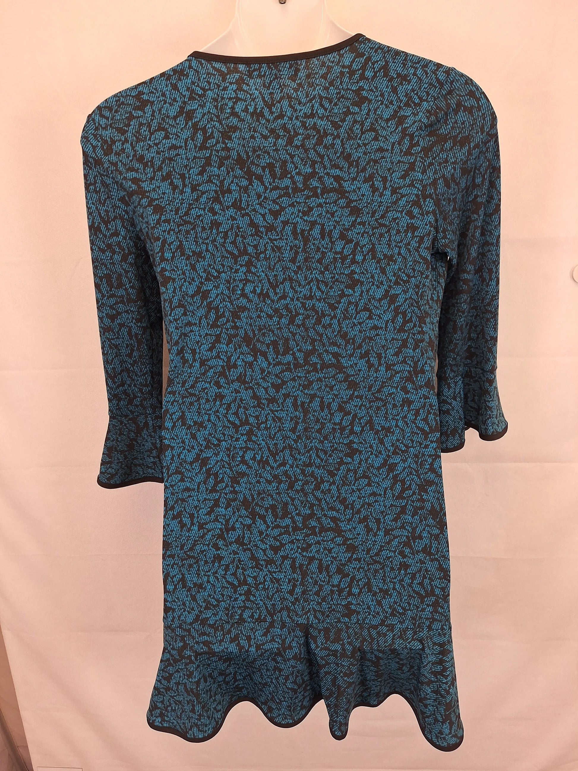 Michael Kors Aqua Stretch Midi Dress Size L by SwapUp-Online Second Hand Store-Online Thrift Store