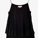 Second-Hand - Michael Kors Chain Flowy Blouse Size M - SwapUp