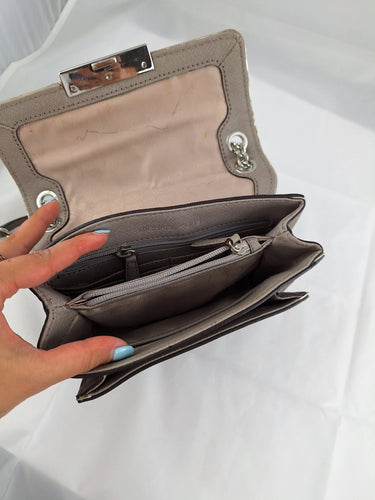 Michael Kors Classic Square Taupe Crossbody Bag by SwapUp-Online Second Hand Store-Online Thrift Store