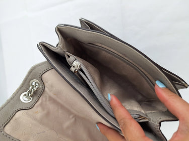 Michael Kors Classic Square Taupe Crossbody Bag by SwapUp-Online Second Hand Store-Online Thrift Store
