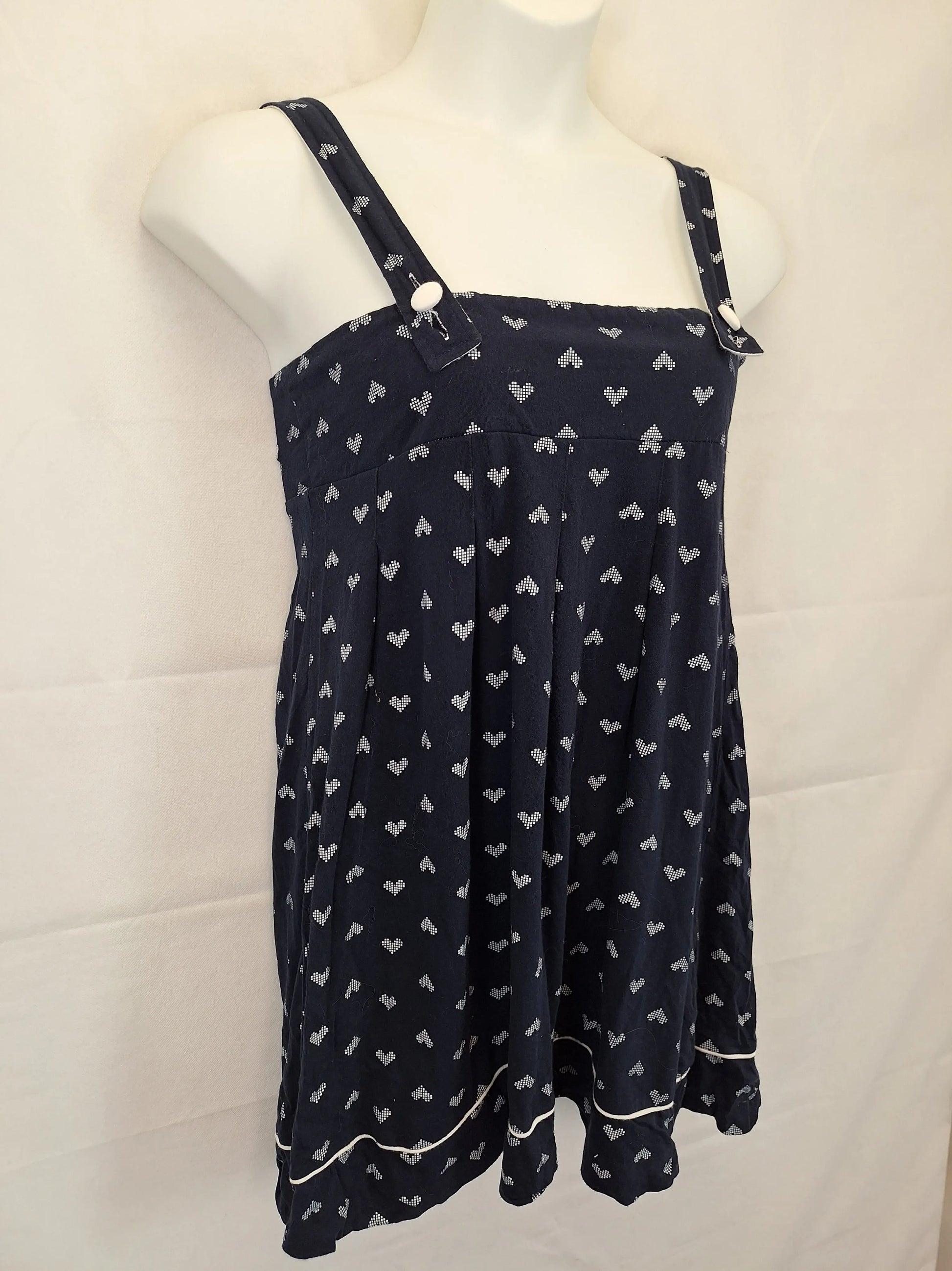 Milk and Honey Lover Pinafore Mini Dress Size 12 by SwapUp-Online Second Hand Store-Online Thrift Store