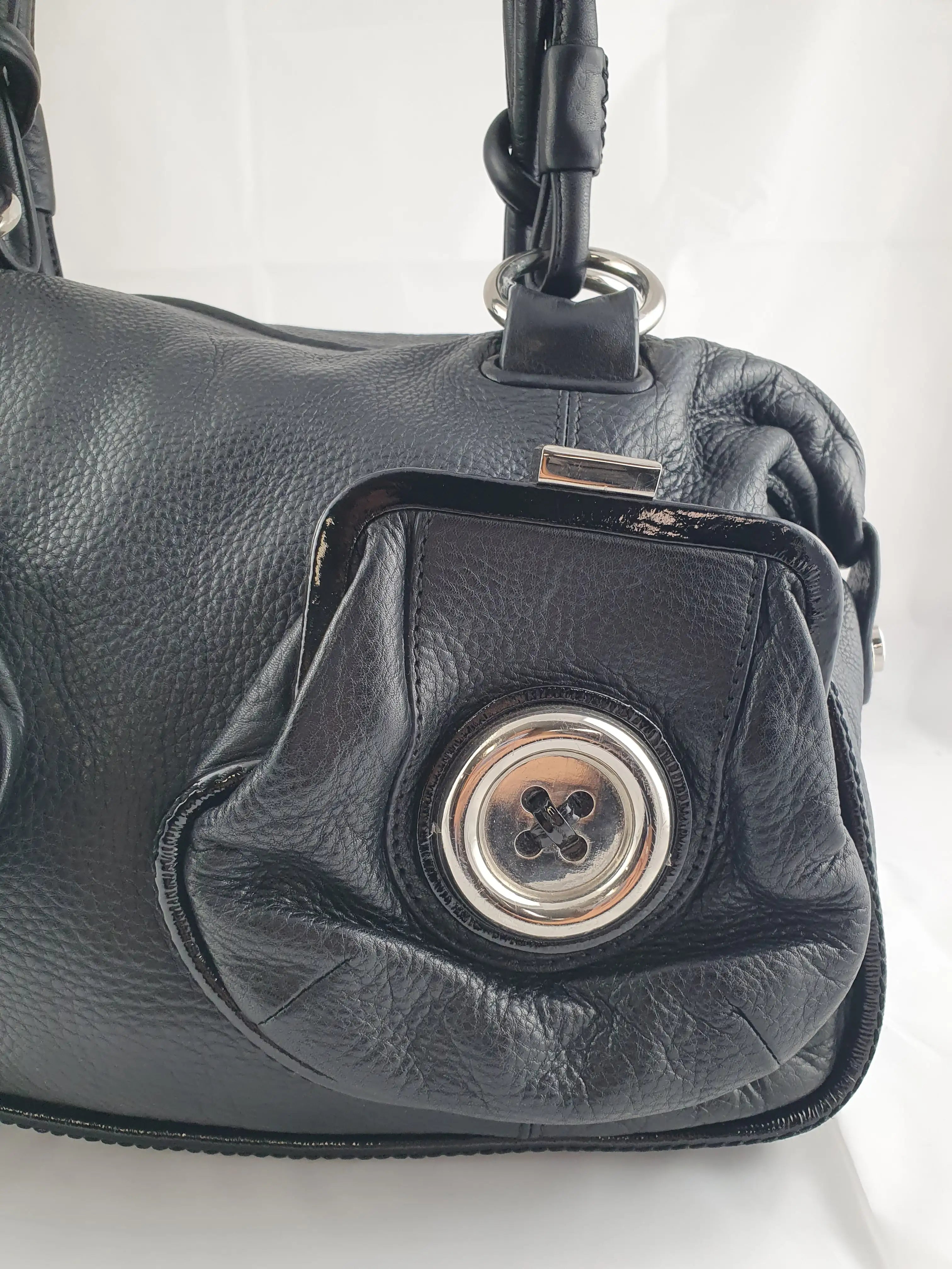 Mimco shoulder cheap bag black