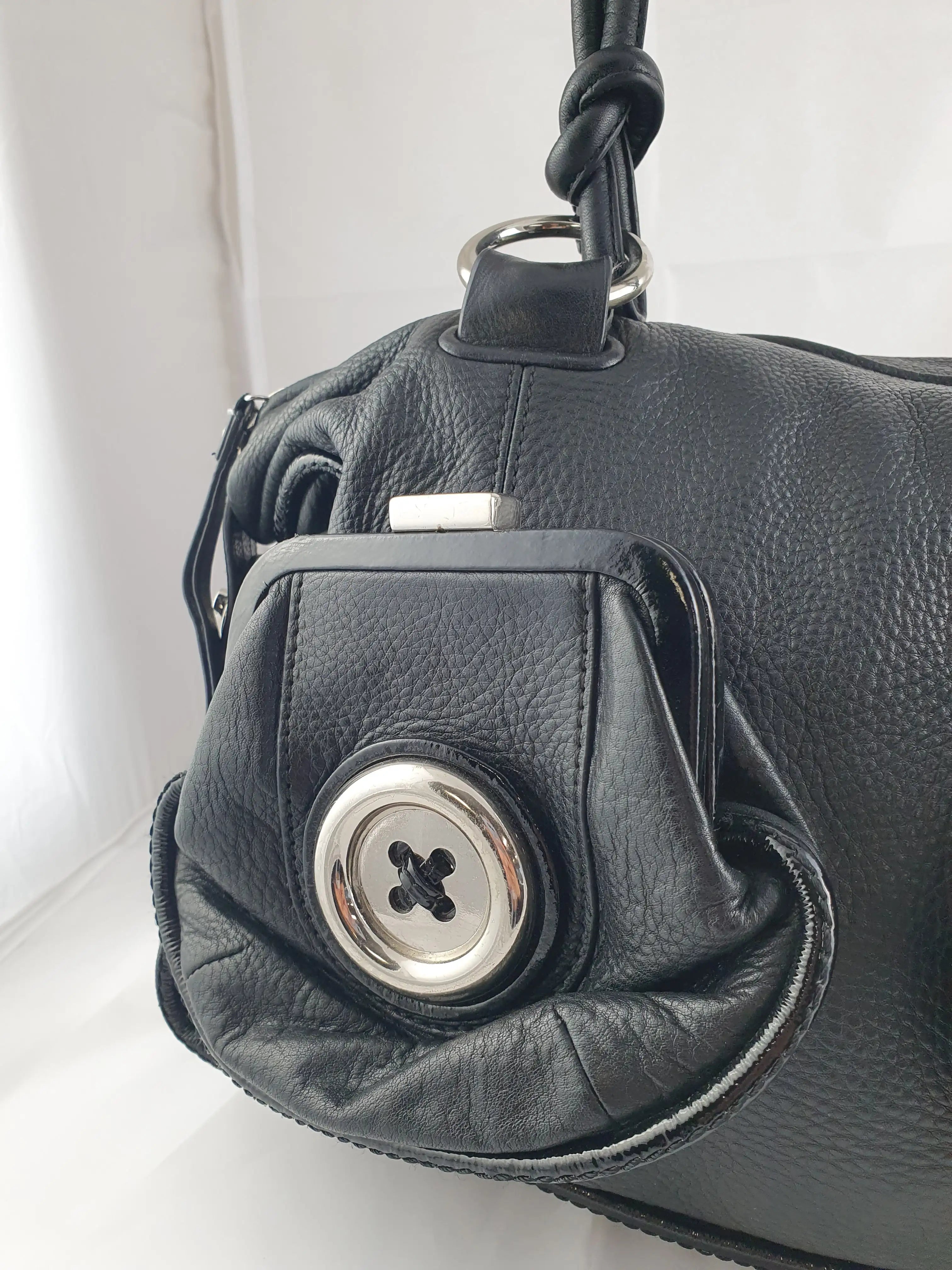 Mimco black online purse