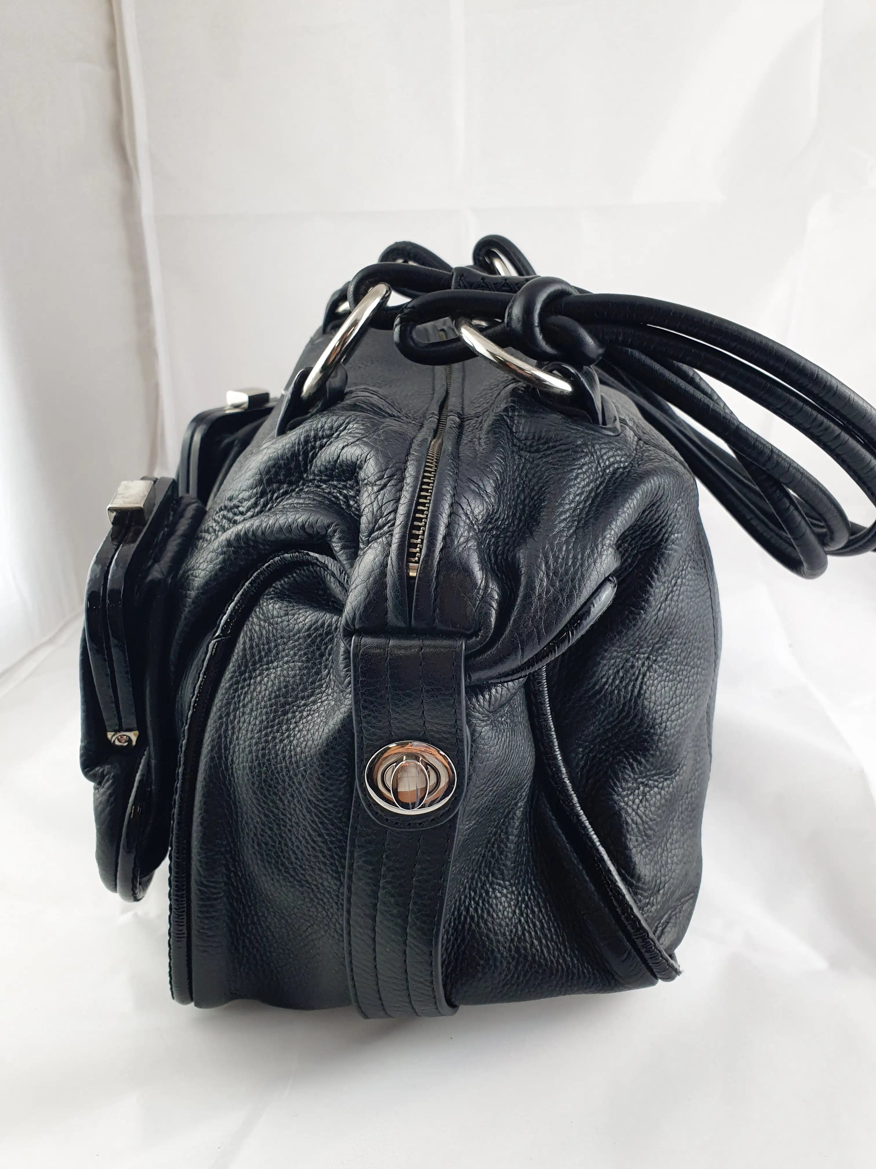 Mimco discount black handbag