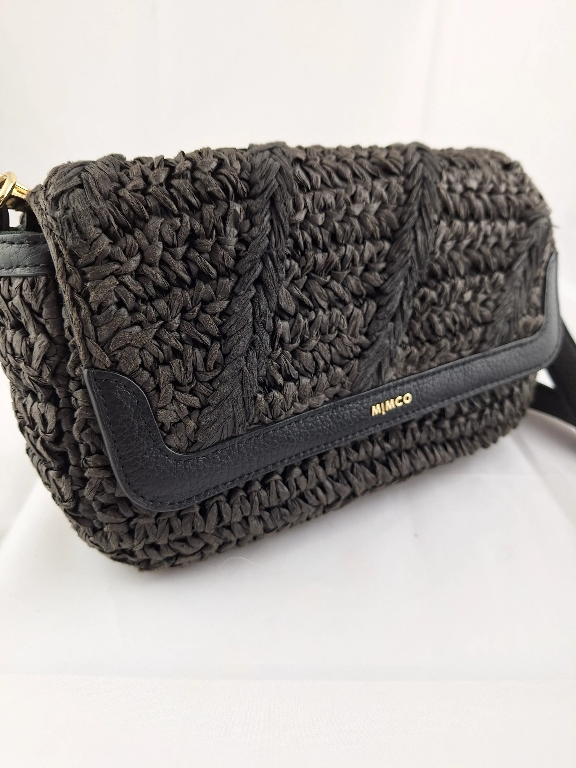 Mimco Raffia Small Crossbody Bag Size OSFA by SwapUp-Online Second Hand Store-Online Thrift Store