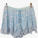 Ministry Of Style Cornflower Blue Lace Beach Shorts Size 8 by SwapUp-Online Second Hand Store-Online Thrift Store