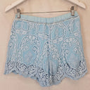 Ministry Of Style Cornflower Blue Lace Beach Shorts Size 8 by SwapUp-Online Second Hand Store-Online Thrift Store
