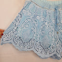 Ministry Of Style Cornflower Blue Lace Beach Shorts Size 8 by SwapUp-Online Second Hand Store-Online Thrift Store