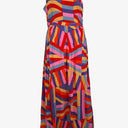 Mister Zimi Asymmetric Vibrant Resort Maxi Dress Size 12 by SwapUp-Online Second Hand Store-Online Thrift Store