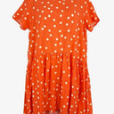 Mister Zimi Casual Coral Polka Dot Dress Size 10 by SwapUp-Online Second Hand Store-Online Thrift Store
