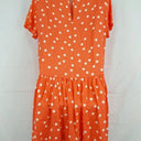 Mister Zimi Casual Coral Polka Dot Dress Size 10 by SwapUp-Online Second Hand Store-Online Thrift Store
