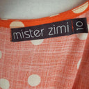 Mister Zimi Casual Coral Polka Dot Dress Size 10 by SwapUp-Online Second Hand Store-Online Thrift Store