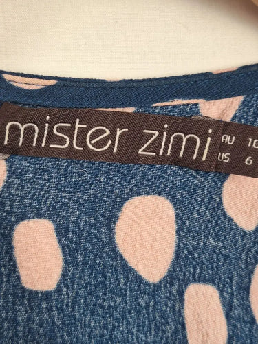 Mister Zimi Casual Pink Spot Top Size 10 by SwapUp-Online Second Hand Store-Online Thrift Store
