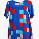Mister Zimi Cobalt Colour Block Shift Mini Dress Size 12 by SwapUp-Online Second Hand Store-Online Thrift Store