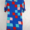 Mister Zimi Cobalt Colour Block Shift Mini Dress Size 12 by SwapUp-Online Second Hand Store-Online Thrift Store