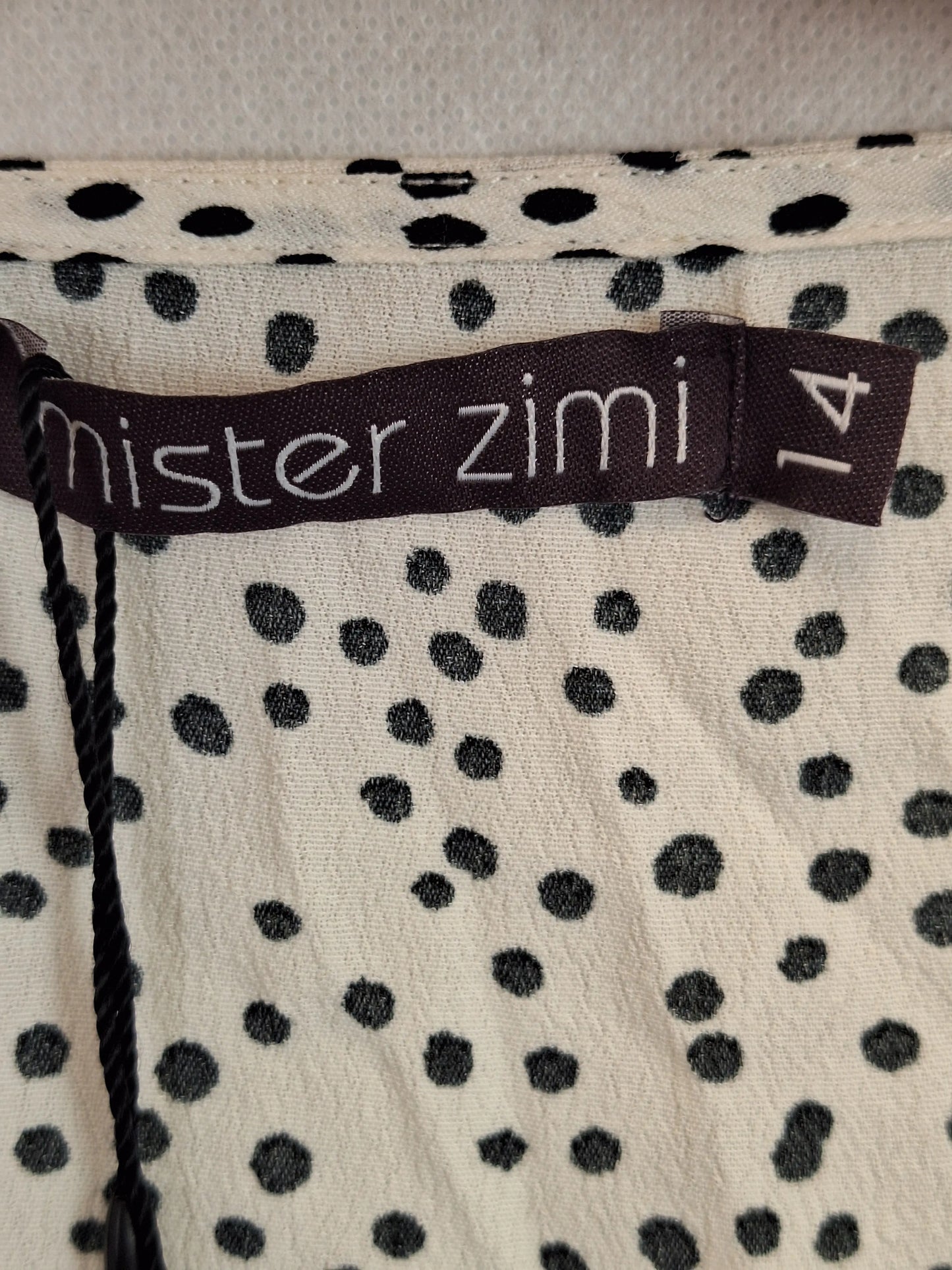 Mister Zimi Colette Dotted Wrap Mini Dress Size 14 by SwapUp-Online Second Hand Store-Online Thrift Store