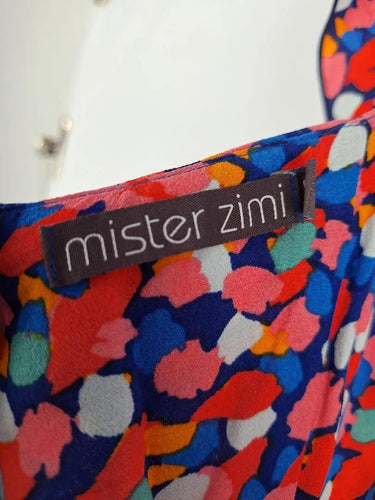 Mister Zimi Confetti Long Tiered Dress Size 6 by SwapUp-Online Second Hand Store-Online Thrift Store