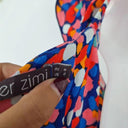 Mister Zimi Confetti Long Tiered Dress Size 6 by SwapUp-Online Second Hand Store-Online Thrift Store