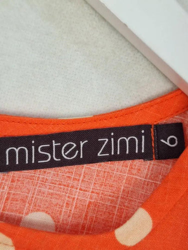 Mister Zimi Coral Fun Polka Dots Blouse Size 6 by SwapUp-Online Second Hand Store-Online Thrift Store