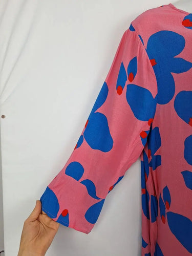 Mister Zimi Double Tiered Maxi Flowers Dress Size 16 by SwapUp-Online Second Hand Store-Online Thrift Store
