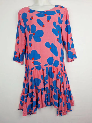 Mister Zimi Double Tiered Maxi Flowers Dress Size 16 by SwapUp-Online Second Hand Store-Online Thrift Store
