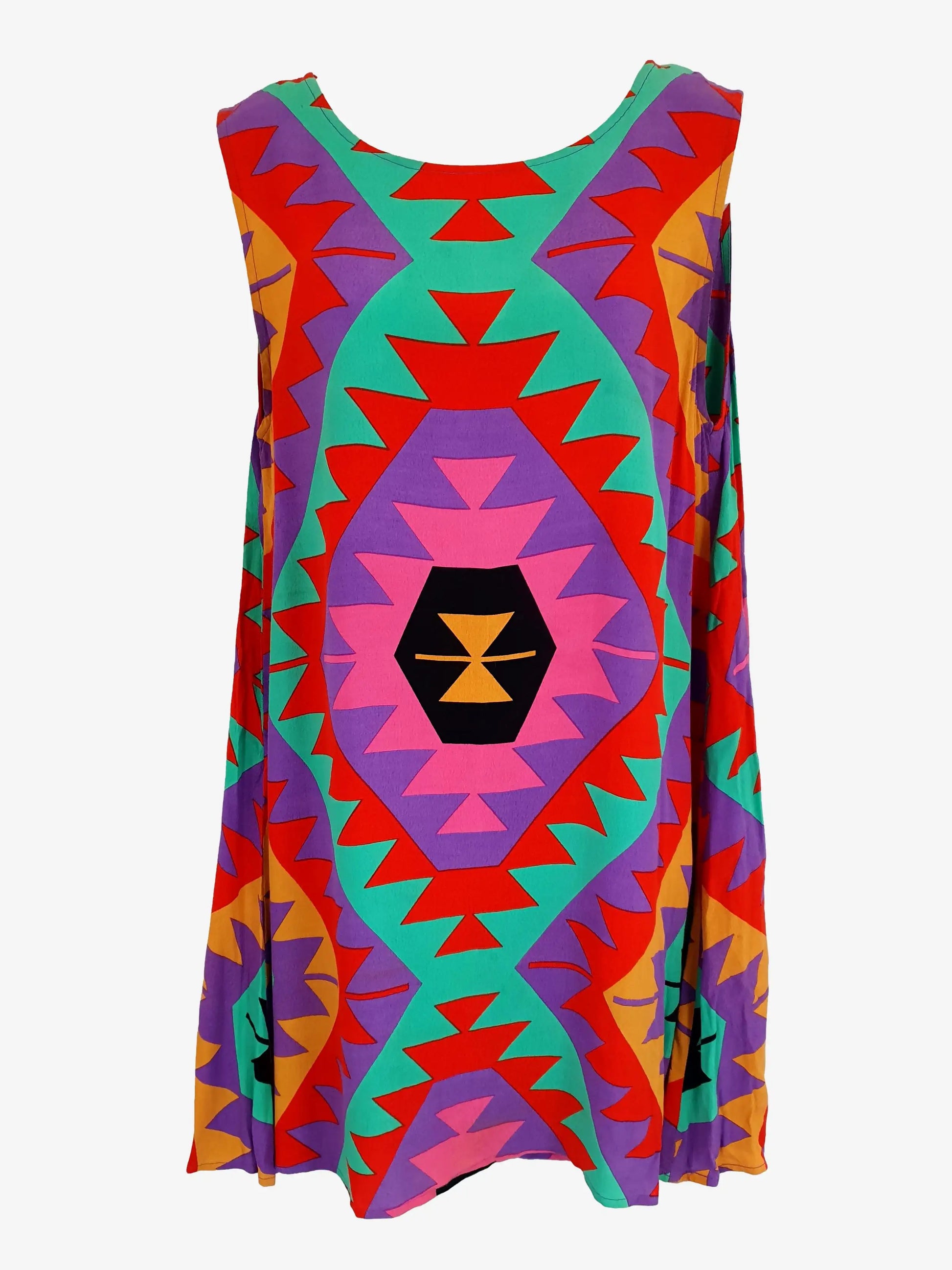 Mister Zimi Geometric Mini Dress Size 8 by SwapUp-Online Second Hand Store-Online Thrift Store