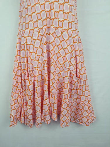 Mister Zimi Repeat Circle Pattern Dress Size 14 by SwapUp-Online Second Hand Store-Online Thrift Store