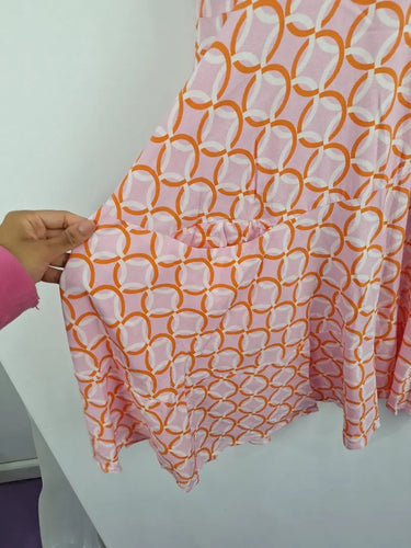 Mister Zimi Repeat Circle Pattern Dress Size 14 by SwapUp-Online Second Hand Store-Online Thrift Store
