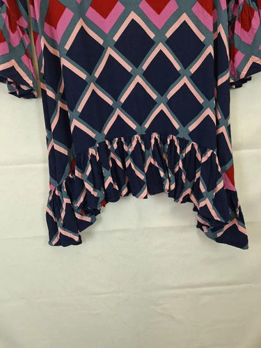 Mister Zimi Side Waterfall Ruffles Blouse Size 10 by SwapUp-Online Second Hand Store-Online Thrift Store