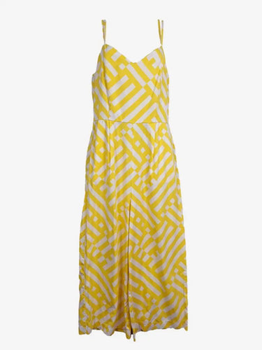 Mister Zimi Summer Block Print Jumpsuit Size 10 by SwapUp-Online Second Hand Store-Online Thrift Store