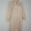 Second-Hand - Mona Studio Elegant Tied Neck Midi Dress Size S - SwapUp