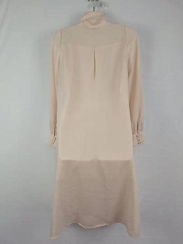 Second-Hand - Mona Studio Elegant Tied Neck Midi Dress Size S - SwapUp