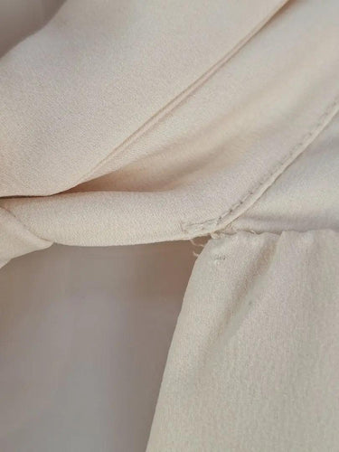 Second-Hand - Mona Studio Elegant Tied Neck Midi Dress Size S - SwapUp