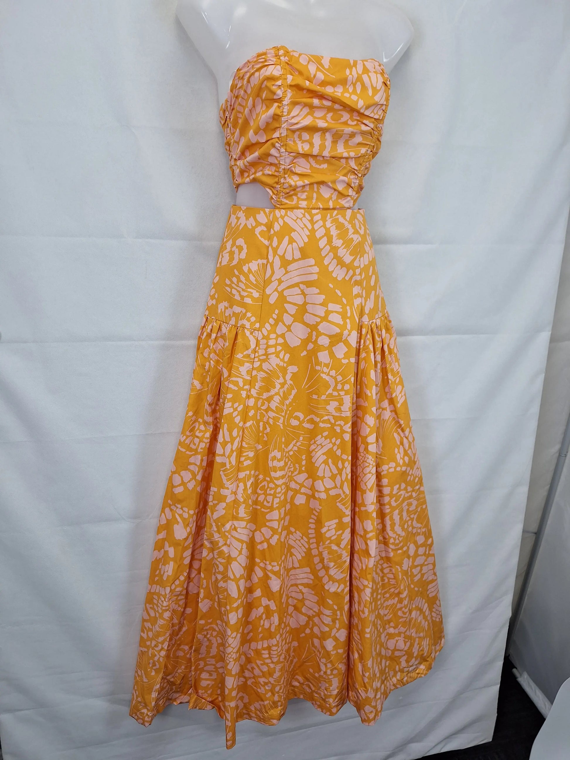 Monn Renn Strapless Cut Out Maxi Dress Size 8 by SwapUp-Online Second Hand Store-Online Thrift Store