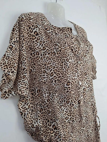 Monte & Lou Lightweight Poolside Cheetah Dress Size S by SwapUp-Online Second Hand Store-Online Thrift Store