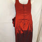 Montique Draped & Embellished Shot Taffeta Evening Dress Size 16 by SwapUp-Online Second Hand Store-Online Thrift Store