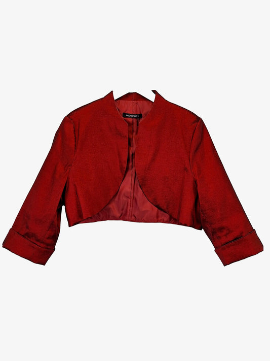 Montique Shot Taffeta Evening Belero Jacket Size 18 by SwapUp-Online Second Hand Store-Online Thrift Store