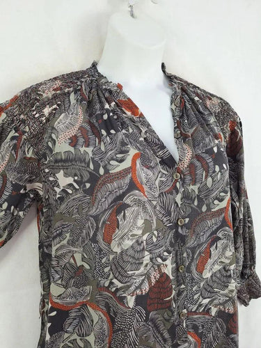 Morrison Light Jungle Print Midi Dress Size 10 by SwapUp-Online Second Hand Store-Online Thrift Store