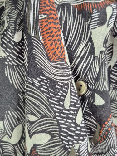 Morrison Light Jungle Print Midi Dress Size 10 by SwapUp-Online Second Hand Store-Online Thrift Store