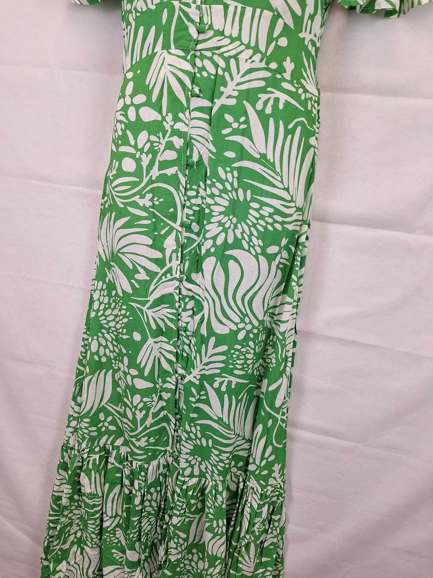 Morrison Light Summer Button Up Maxi Dress Size 10 by SwapUp-Online Second Hand Store-Online Thrift Store