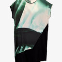 Morrison Relaxed Watercolour Lagoon Top Size S by SwapUp-Online Second Hand Store-Online Thrift Store