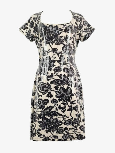 Moss & Spy Vintage Stretch Sequin Fitted Midi Dress Size 12 by SwapUp-Online Second Hand Store-Online Thrift Store
