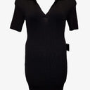 Mossman Classy Ribbed V Neck Midi Dress Size 12 by SwapUp-Online Second Hand Store-Online Thrift Store