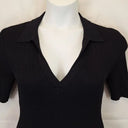 Mossman Classy Ribbed V Neck Midi Dress Size 12 by SwapUp-Online Second Hand Store-Online Thrift Store