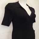 Mossman Classy Ribbed V Neck Midi Dress Size 12 by SwapUp-Online Second Hand Store-Online Thrift Store