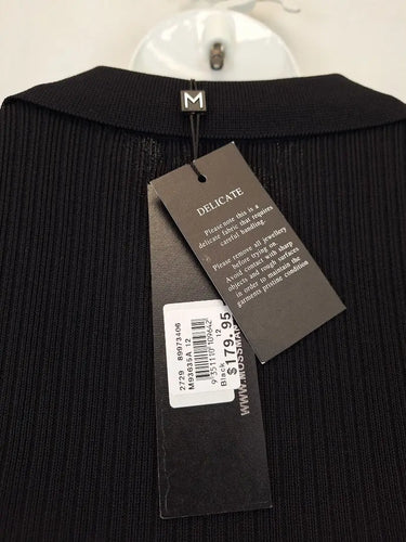 Mossman Classy Ribbed V Neck Midi Dress Size 12 by SwapUp-Online Second Hand Store-Online Thrift Store