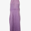 Mossman Mauve Tailored Halter Neck Midi Dress Size 10 by SwapUp-Online Second Hand Store-Online Thrift Store