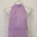 Mossman Mauve Tailored Halter Neck Midi Dress Size 10 by SwapUp-Online Second Hand Store-Online Thrift Store